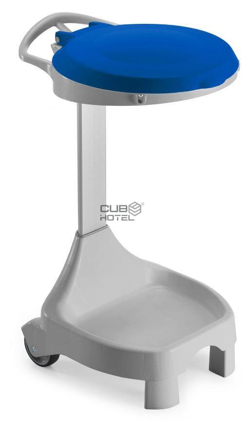 Porta Sacos Com Rodas Traseiras e Pedal 120L